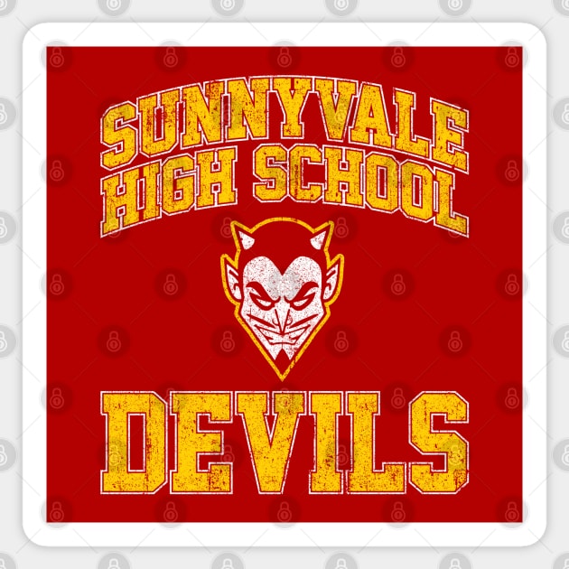 Sunnyvale High School Devils Sticker by huckblade